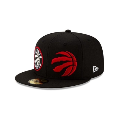 Toronto Raptors Gorra | New Era NBA Double Hit 59fifty Fitted Cap Mexico - Negros